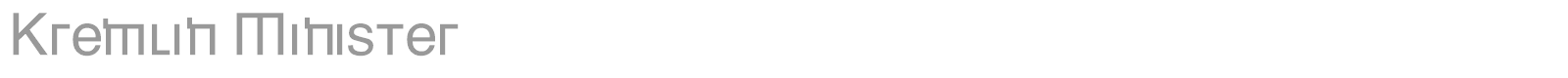 Kremlin Minister font preview